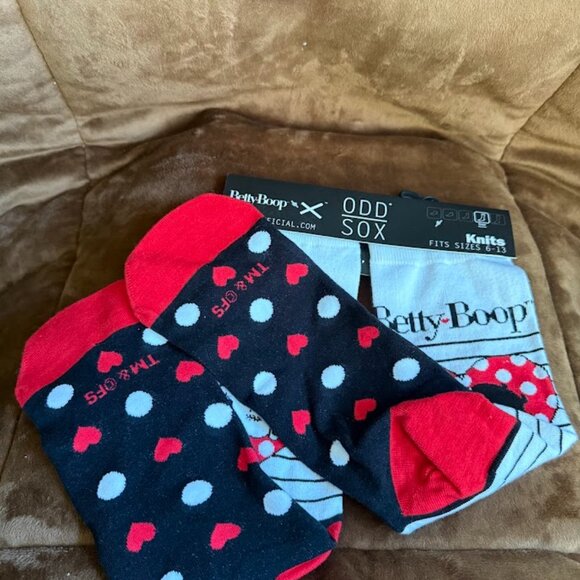 ODD SOX Betty Boop Crew socks - Picture 5 of 6
